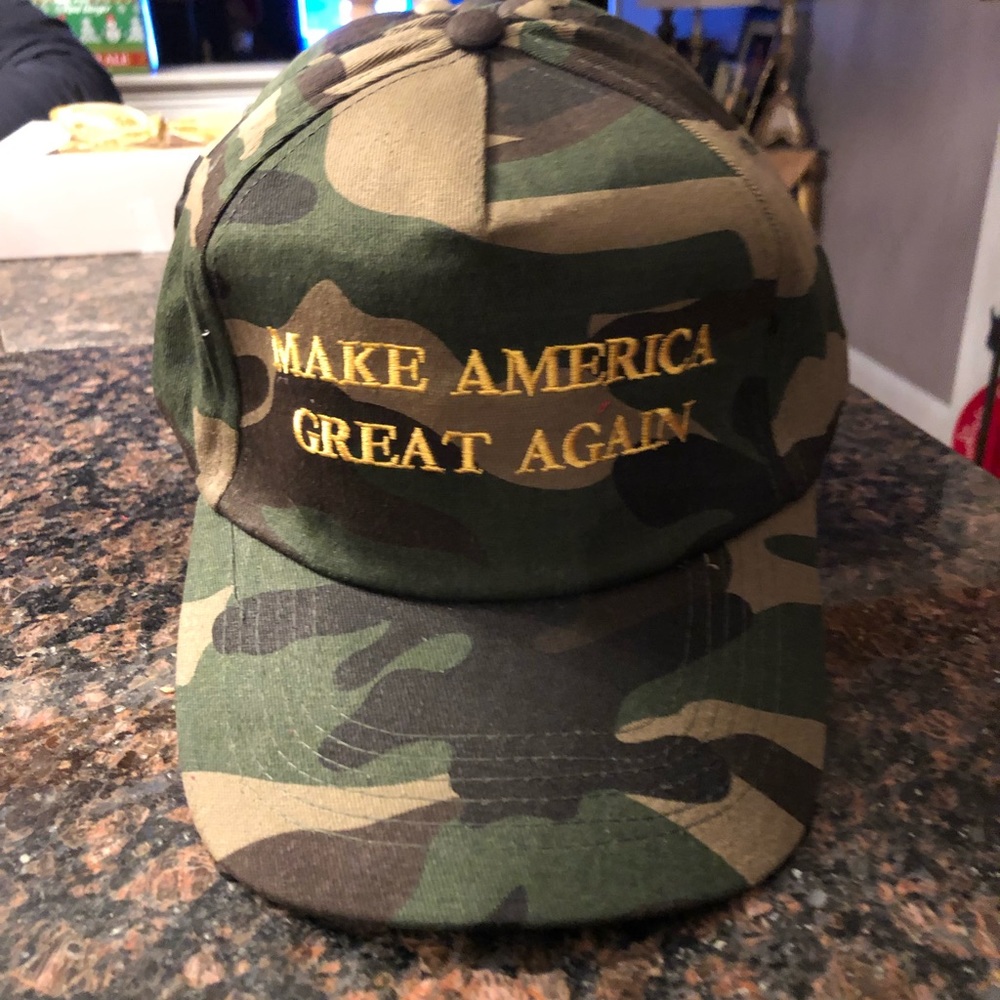 Camo MAGA Baseball Hats - Picture 2 of 2